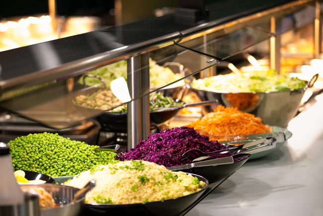 Enjoy a carefree lunch in our restaurant